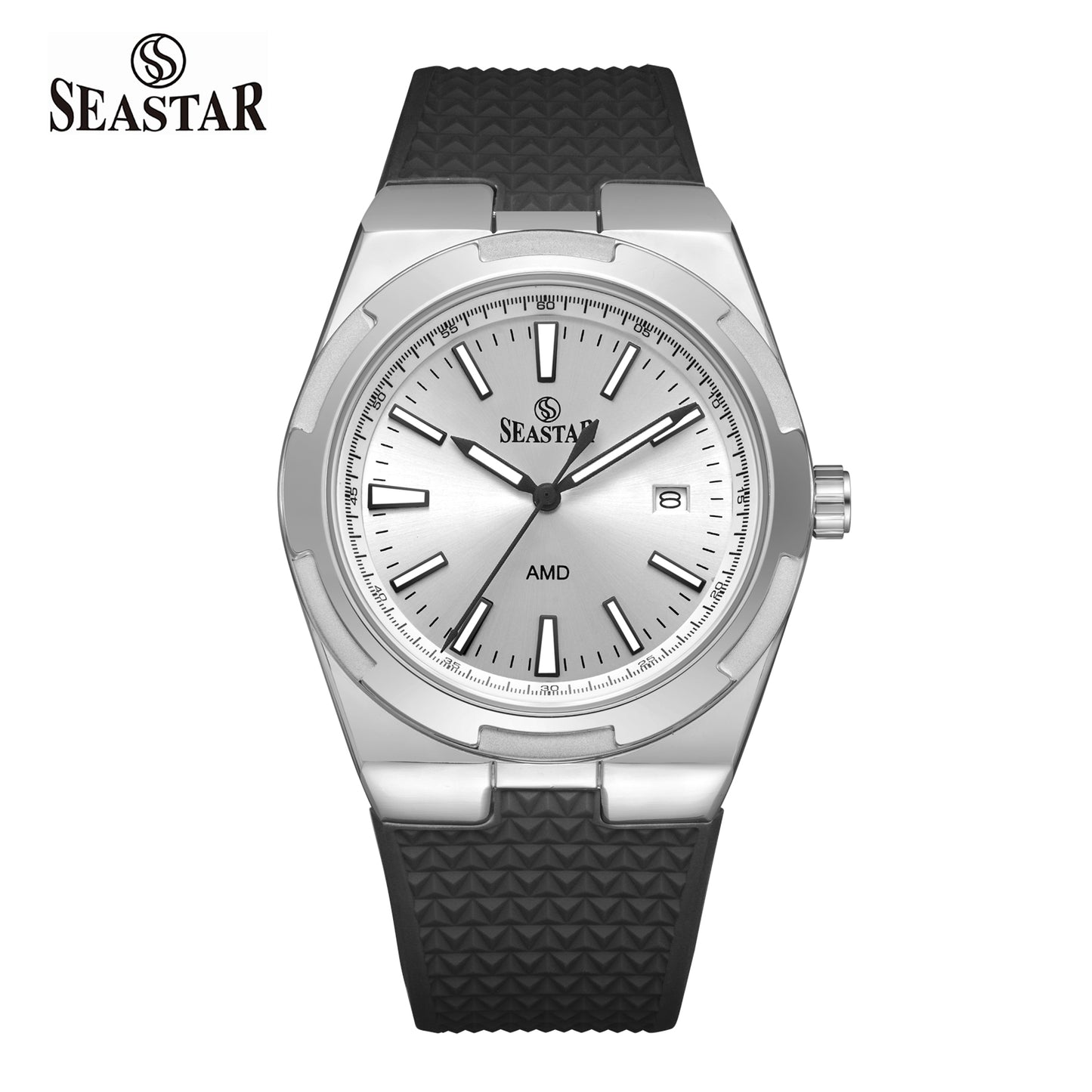 Seastar 2489 Premium Silicone Strap Men's Watch