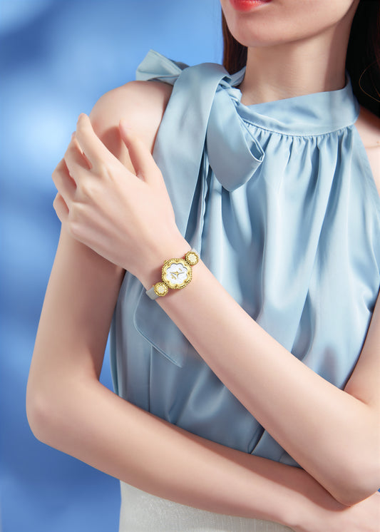 Seastar 1501 Elegant Leather Straps Women's Watch
