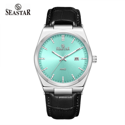Seastar Leather Straps Men's Watch 1500