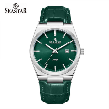 Seastar Leather Straps Men's Watch 1500