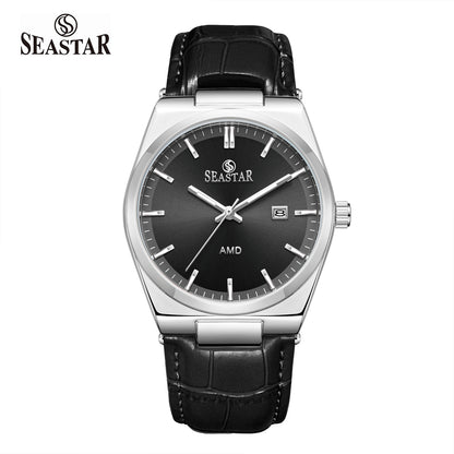 Seastar Leather Straps Men's Watch 1500