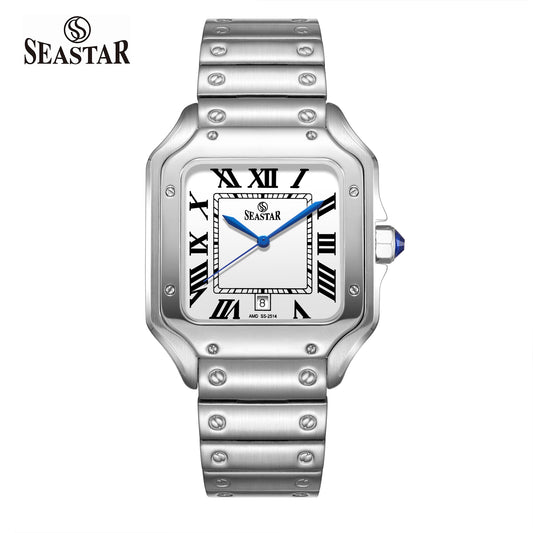 Seastar SS-2514M Japan Movement, Stainless Steel Chain Men's Watch