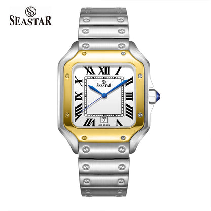 Seastar 2514M Premium Stainless Steel Chain Men's Luxury Watch
