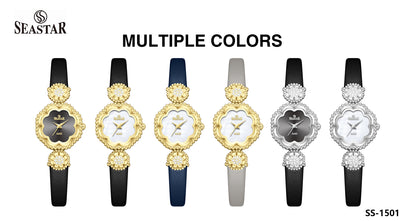Seastar 1501 Elegant Leather Straps Women's Watch