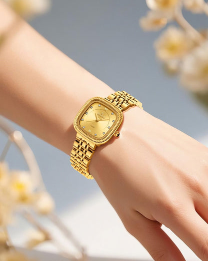 SS 5060L Women's Luxury Analog Stainless Steel Chain Watch