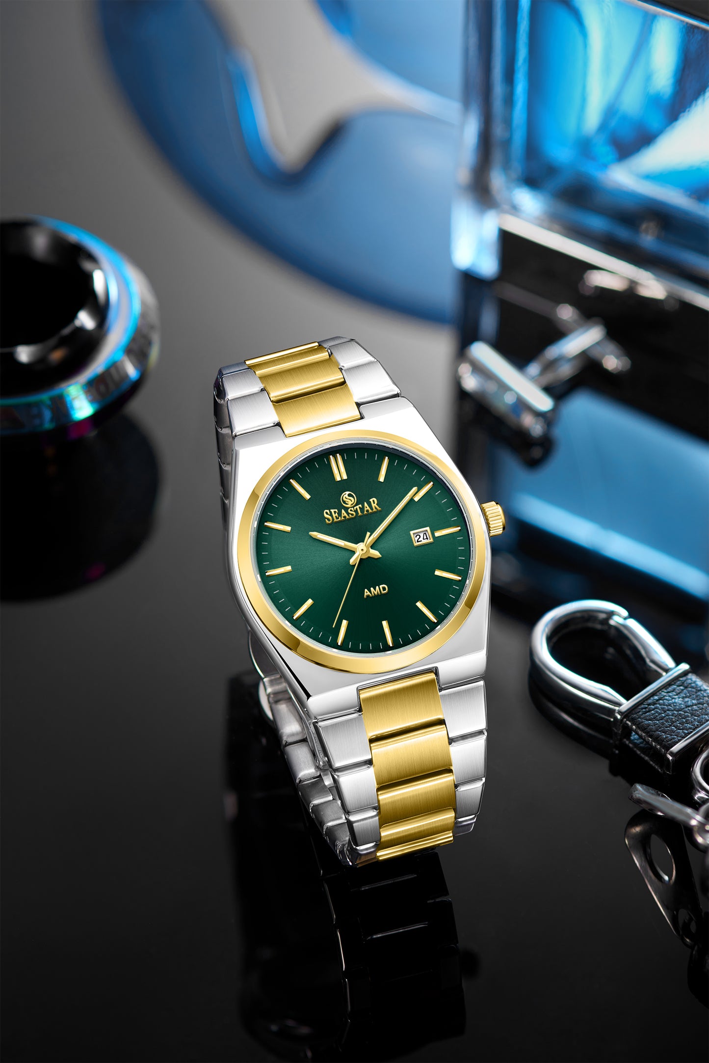 Seastar Stainless Steel Men's Watch 1500