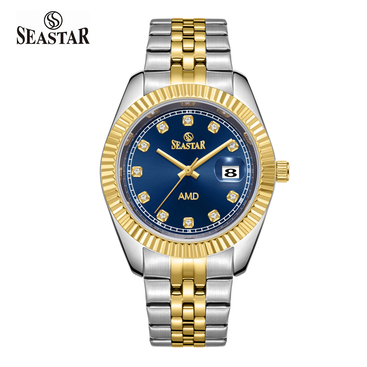 Seastar 2471G Premium Analog Watch | Stainless Steel Case