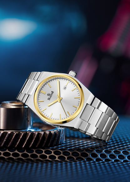 Seastar SS-2510M Minimalist Executive Stainless Steel Men's Luxury Watch