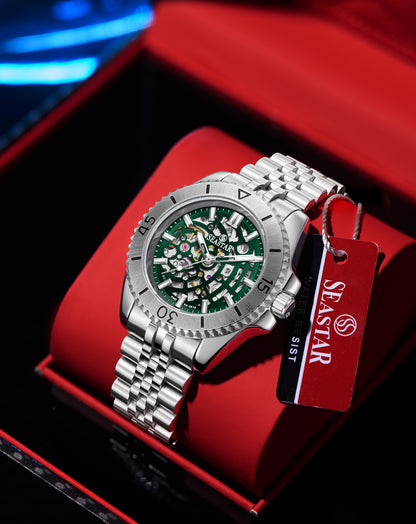 SS-2619M Automatic Skeleton Men's Stainless Steel