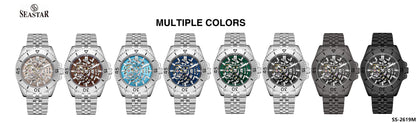 SS-2619M Automatic Skeleton Men's Stainless Steel