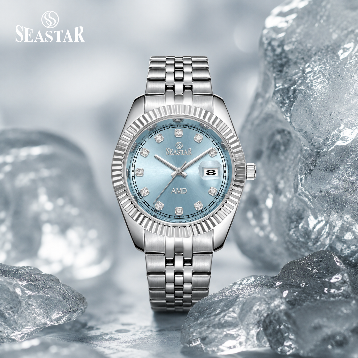 Seastar 2471G Premium Analog Watch | Stainless Steel Case
