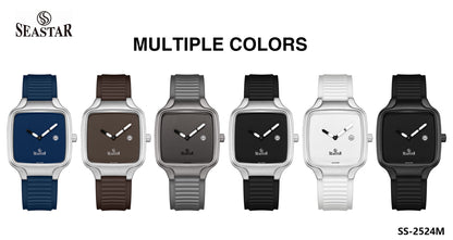 Seastar SS-2524M  Silicone Straps Watch Men's  Watch