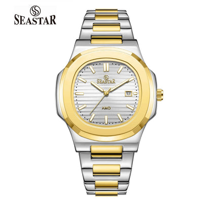 SEASTAR SS-9489 Men's Two Tone Stainless Steel Luxury Watch