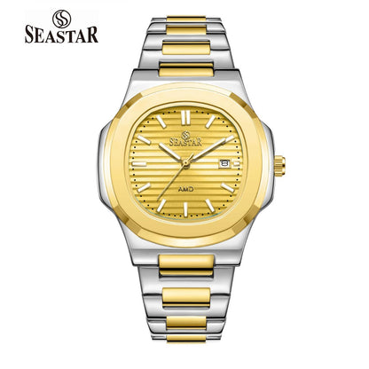 SEASTAR SS-9489 Men's Two Tone Stainless Steel Luxury Watch
