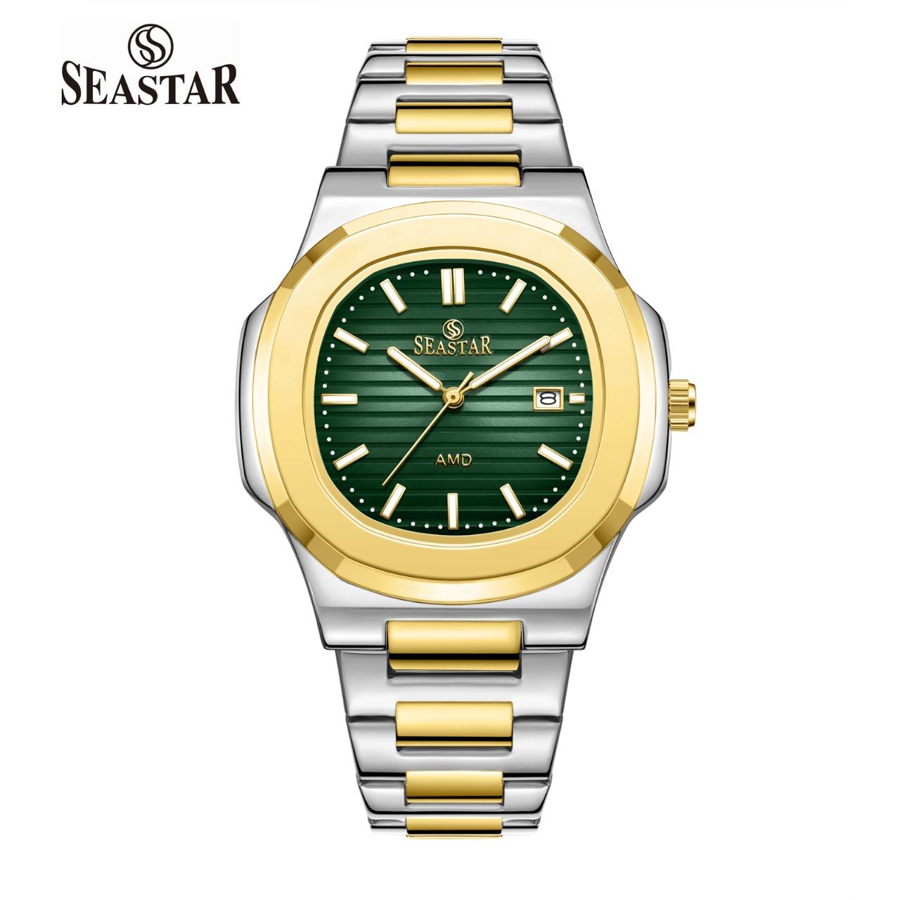 SEASTAR SS-9489 Men's Two Tone Stainless Steel Luxury Watch