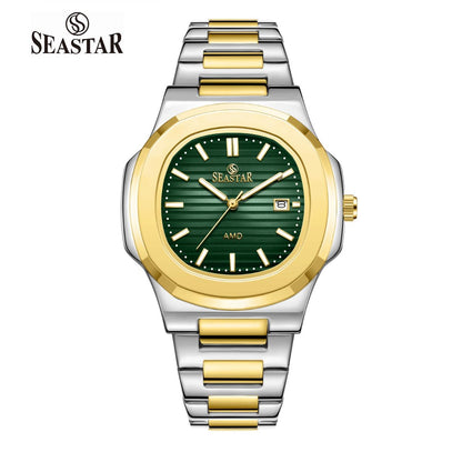 SEASTAR SS-9489 Men's Two Tone Stainless Steel Luxury Watch