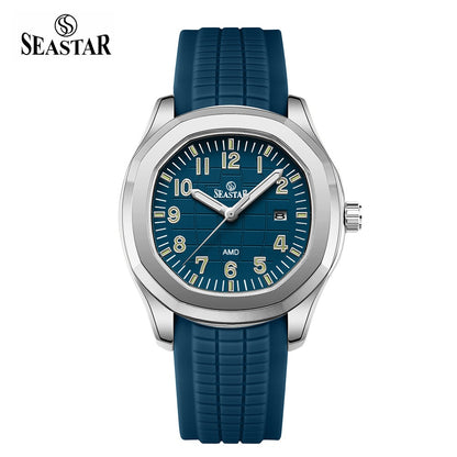 Seastar SS-2442M – Men's Sport Silicone Strap Casual Watch