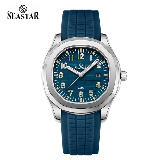 Seastar SS-2442M – Men's Sport Silicone Strap Casual Watch