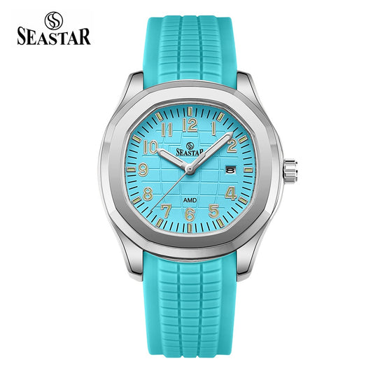 Seastar SS-2442M – Men's Sport Silicone Strap Casual Watch