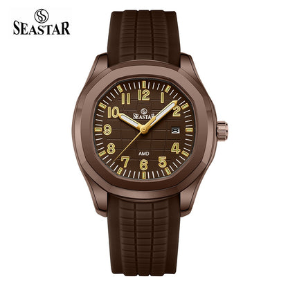 Seastar SS-2442M – Men's Sport Silicone Strap Casual Watch
