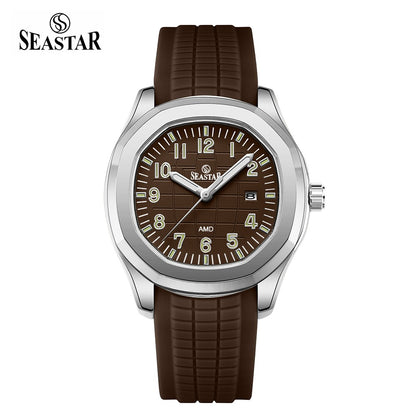 Seastar SS-2442M – Men's Sport Silicone Strap Casual Watch