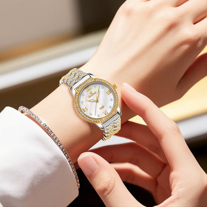 Seastar SS-2428L  Zigzag Crystal Women’s Fancy Watch