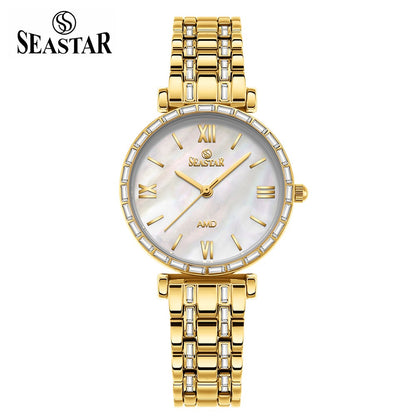 Seastar SS-2430L – Elegant Crystal Women’s Analog Watch