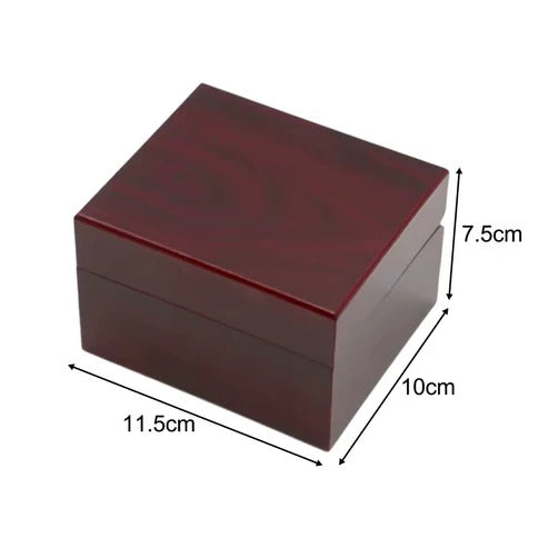 Luxury Wooden Single Watch Storage Box – Glossy Finish