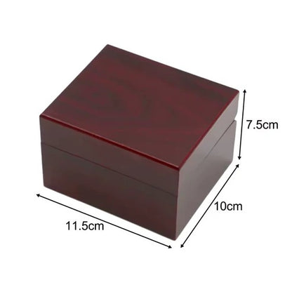 Luxury Wooden Single Watch Storage Box – Glossy Finish