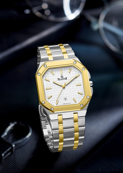 Seastar SS-2512M Japan Movement  Premium Stainless Steel Chain Men's Watch