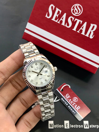 Seastar S111 Couple – Stainless Steel His & Her Watch Set
