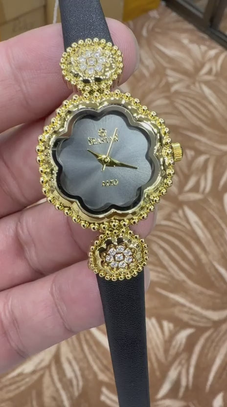 Seastar 1501 Elegant Leather Straps Women's Watch