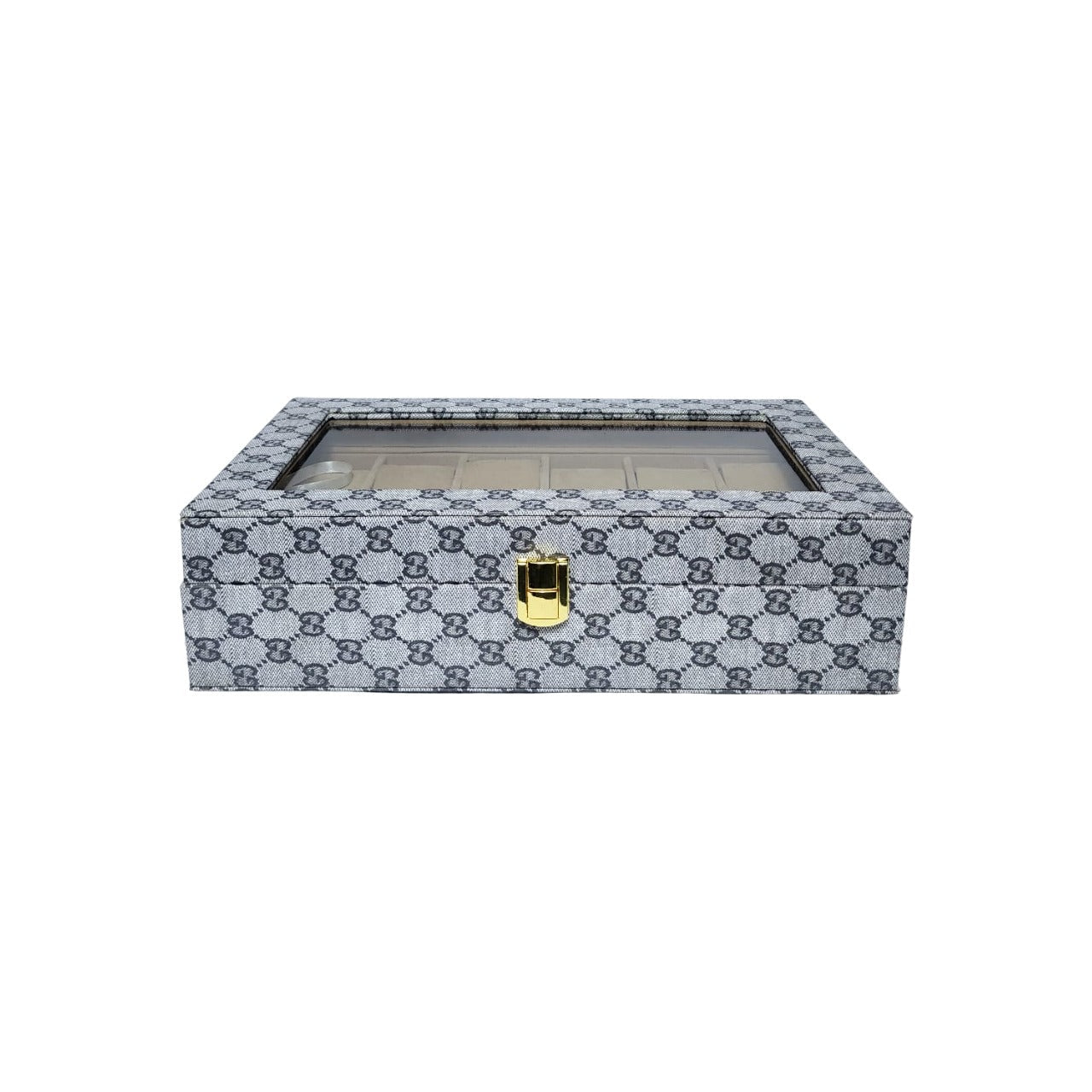 PU Leather Display Collection Storage 12 Grids Watch Organizer Box - Seastar Watches-boxes-accessories