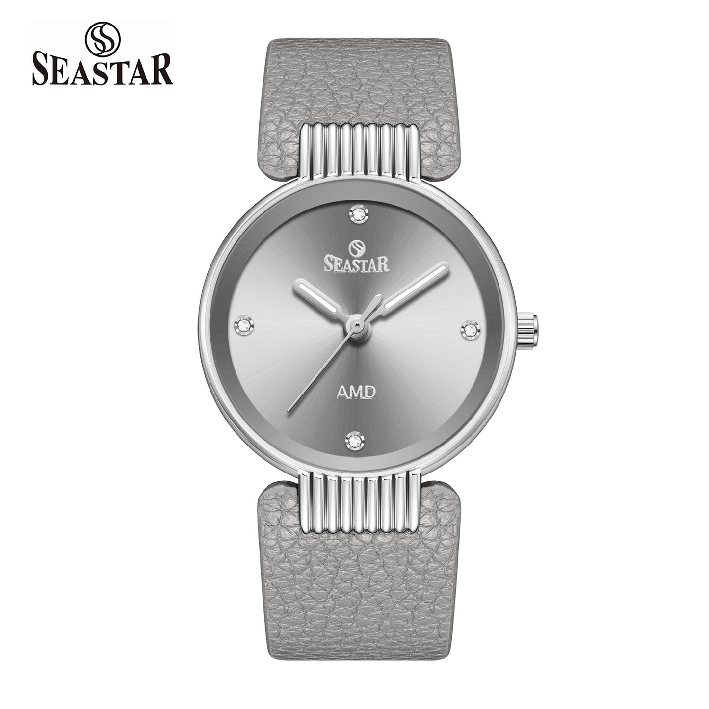 Seastar 2461 Couple – Leather Strap Watch Set For her & him - Seastar Watches-Leather-Couple