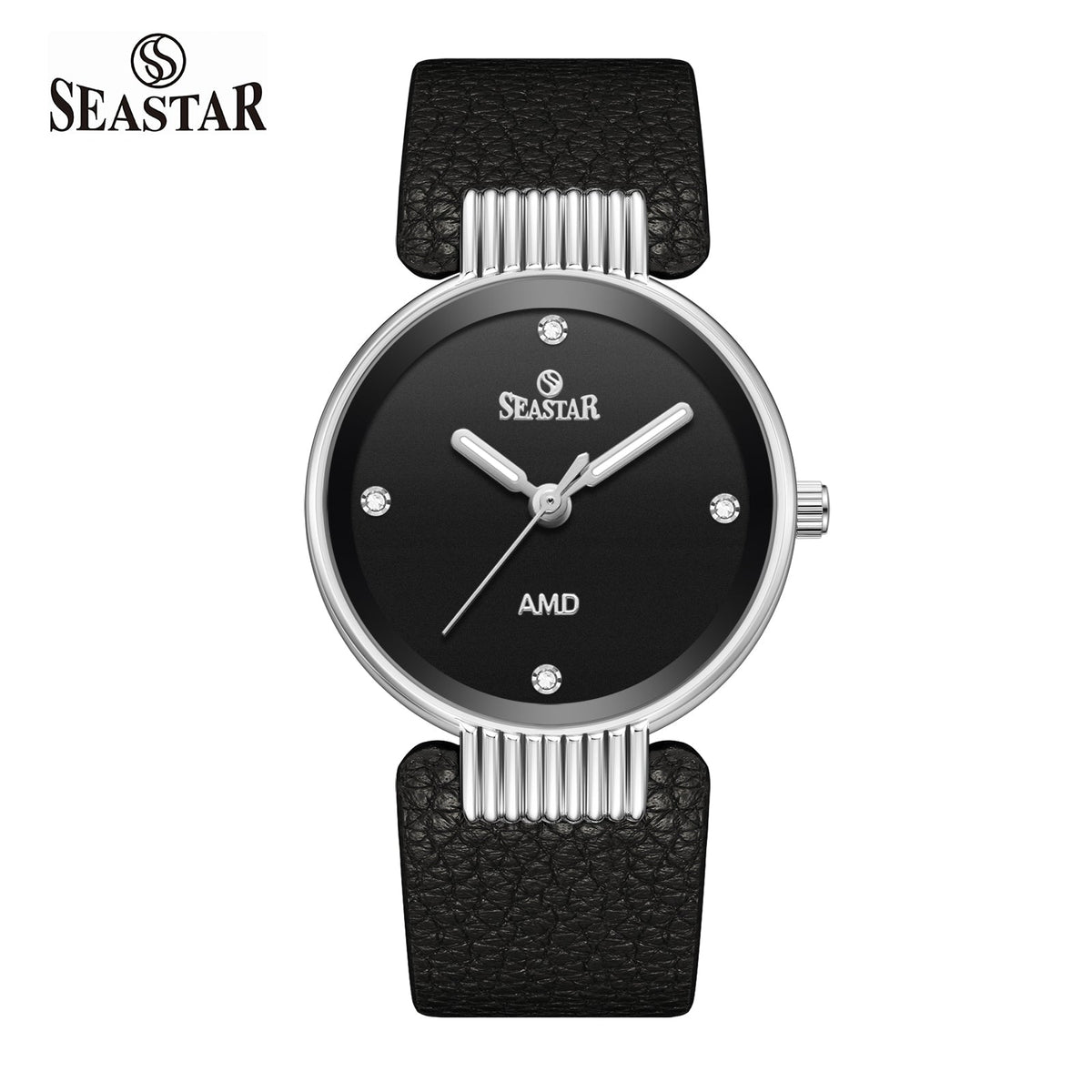 Seastar 2461 Couple – Leather Strap Watch Set For her & him - Seastar Watches-Leather-Couple