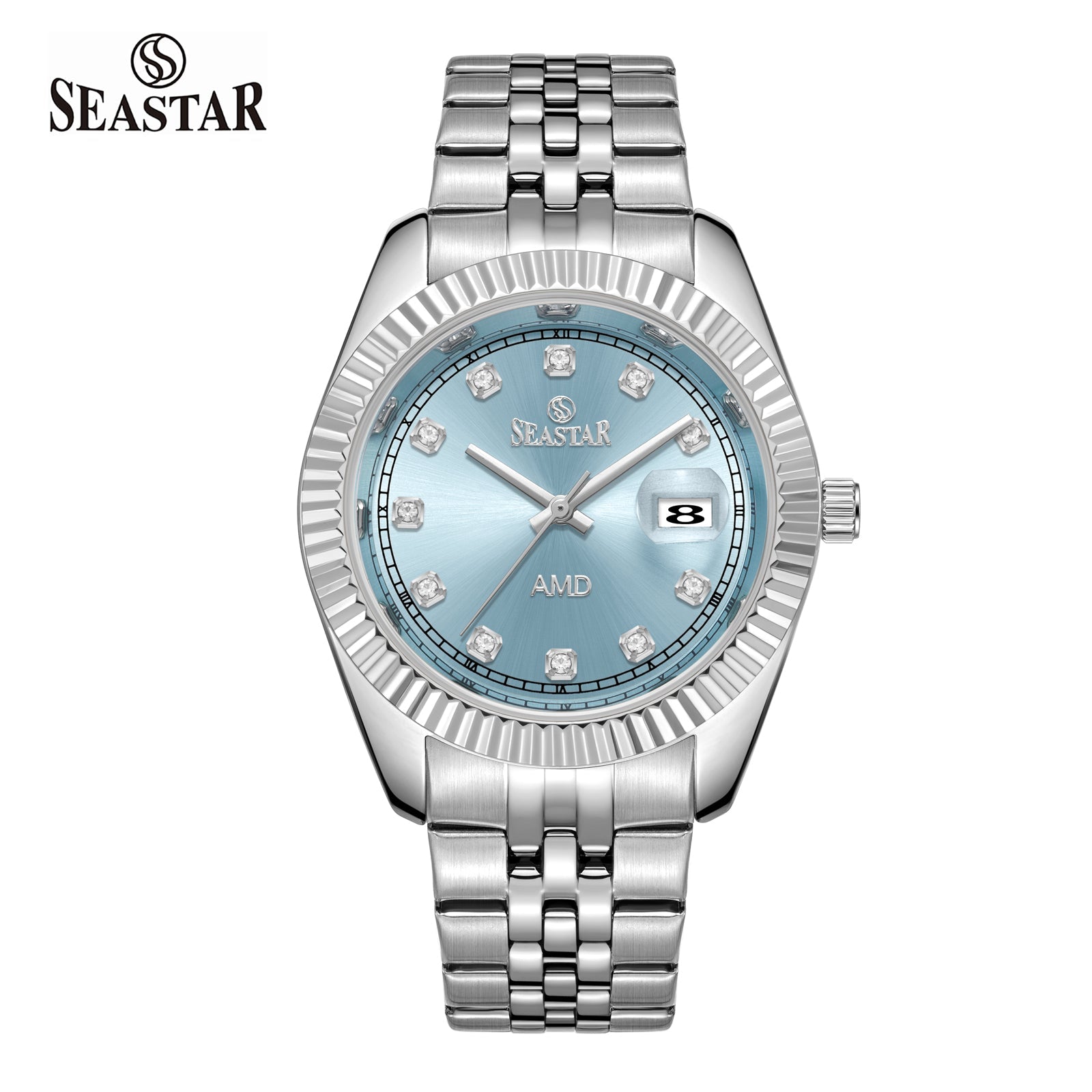 Seastar 2471G Premium Analog Watch | Stainless Steel Case - Seastar Watches-Stainless Steel-Seastar Men