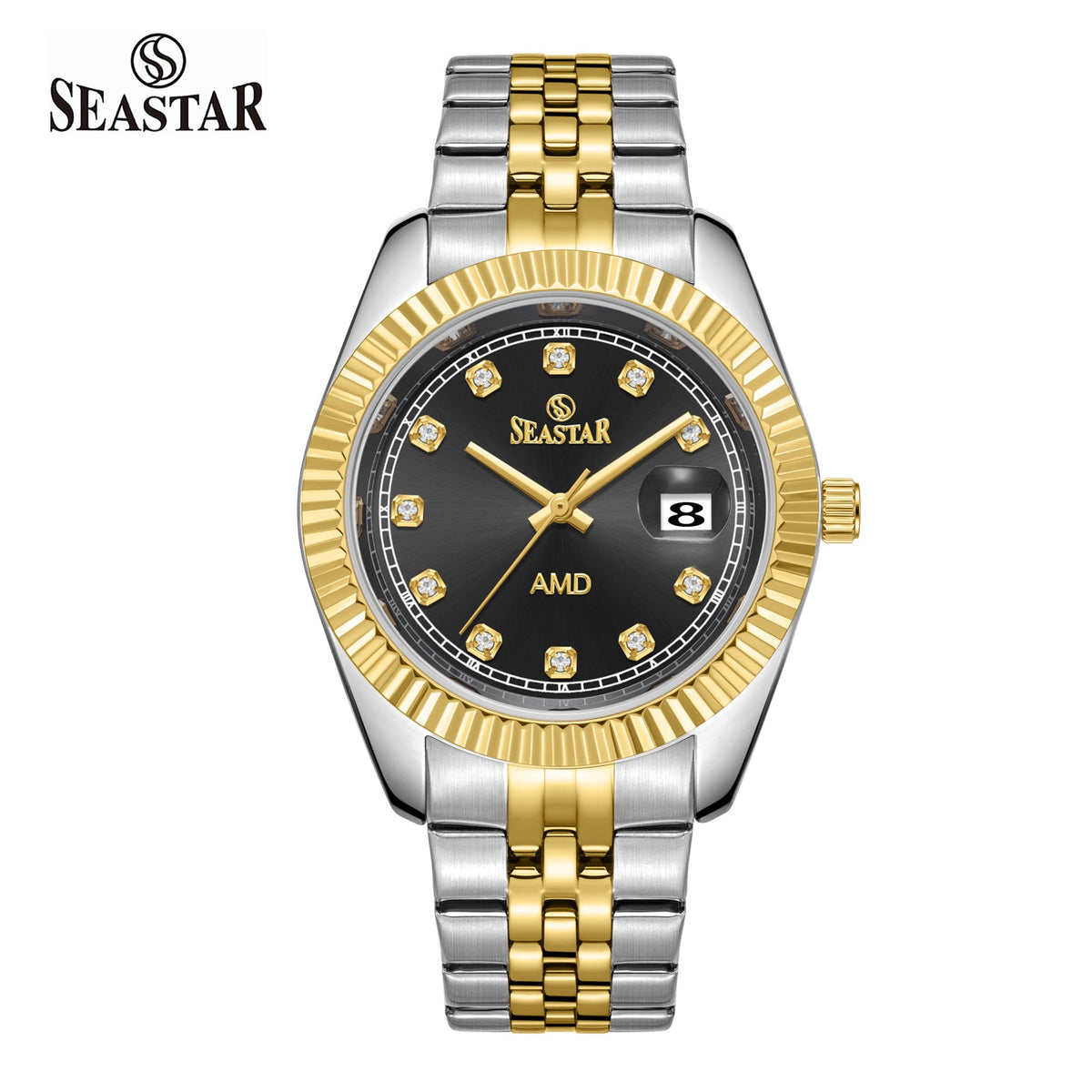 Seastar 2471G Premium Analog Watch | Stainless Steel Case - Seastar Watches-Seastar Watches-Seastar Men