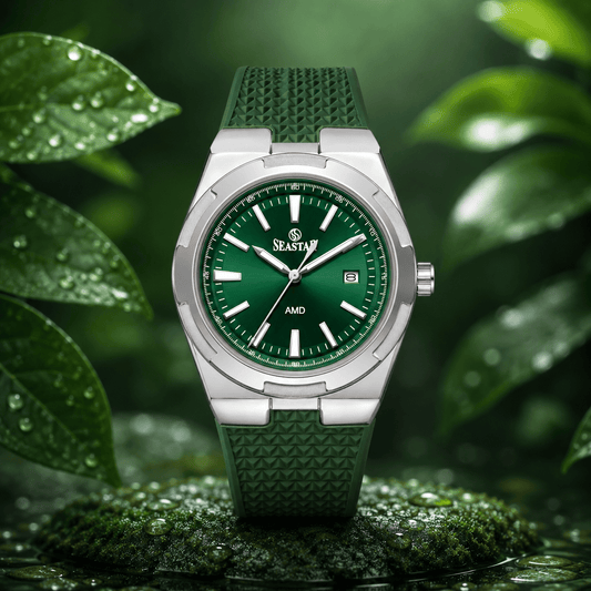 Seastar 2489 Premium Silicone Strap Men's Watch - Seastar Watches-Sports-Seastar Men