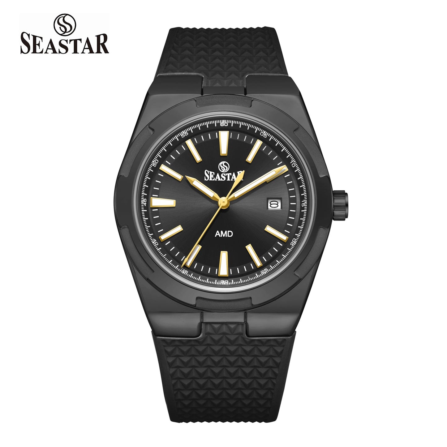 Seastar 2489 Premium Silicone Strap Men's Watch - Seastar Watches-Sports-Seastar Men