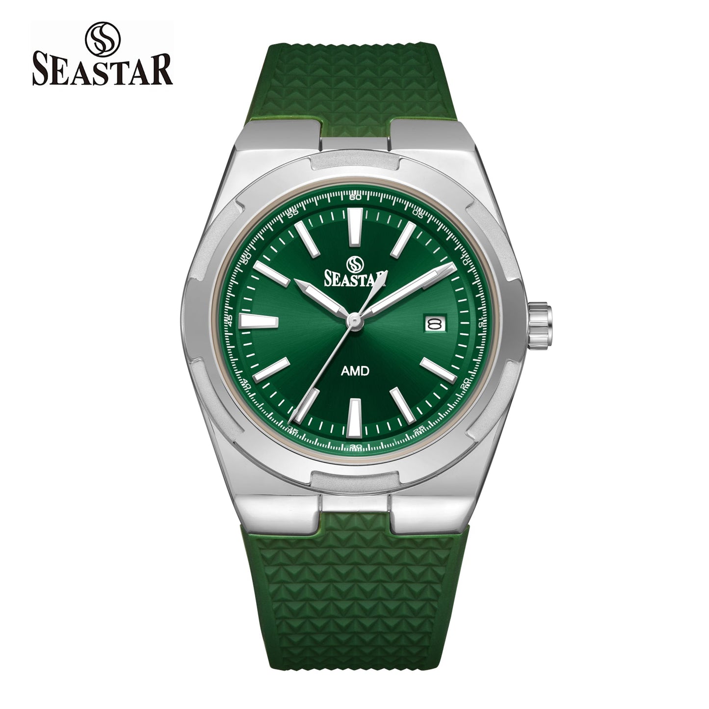 Seastar 2489 Premium Silicone Strap Men's Watch - Seastar Watches-Sports-Seastar Men