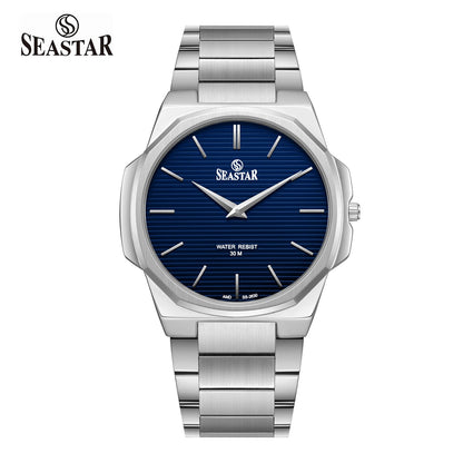Seastar 2630M Analog Stainless Steel Men's Watch - Seastar Watches-Stainless Steel-Seastar Men