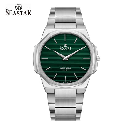 Seastar 2630M Analog Stainless Steel Men's Watch - Seastar Watches-Stainless Steel-Seastar Men
