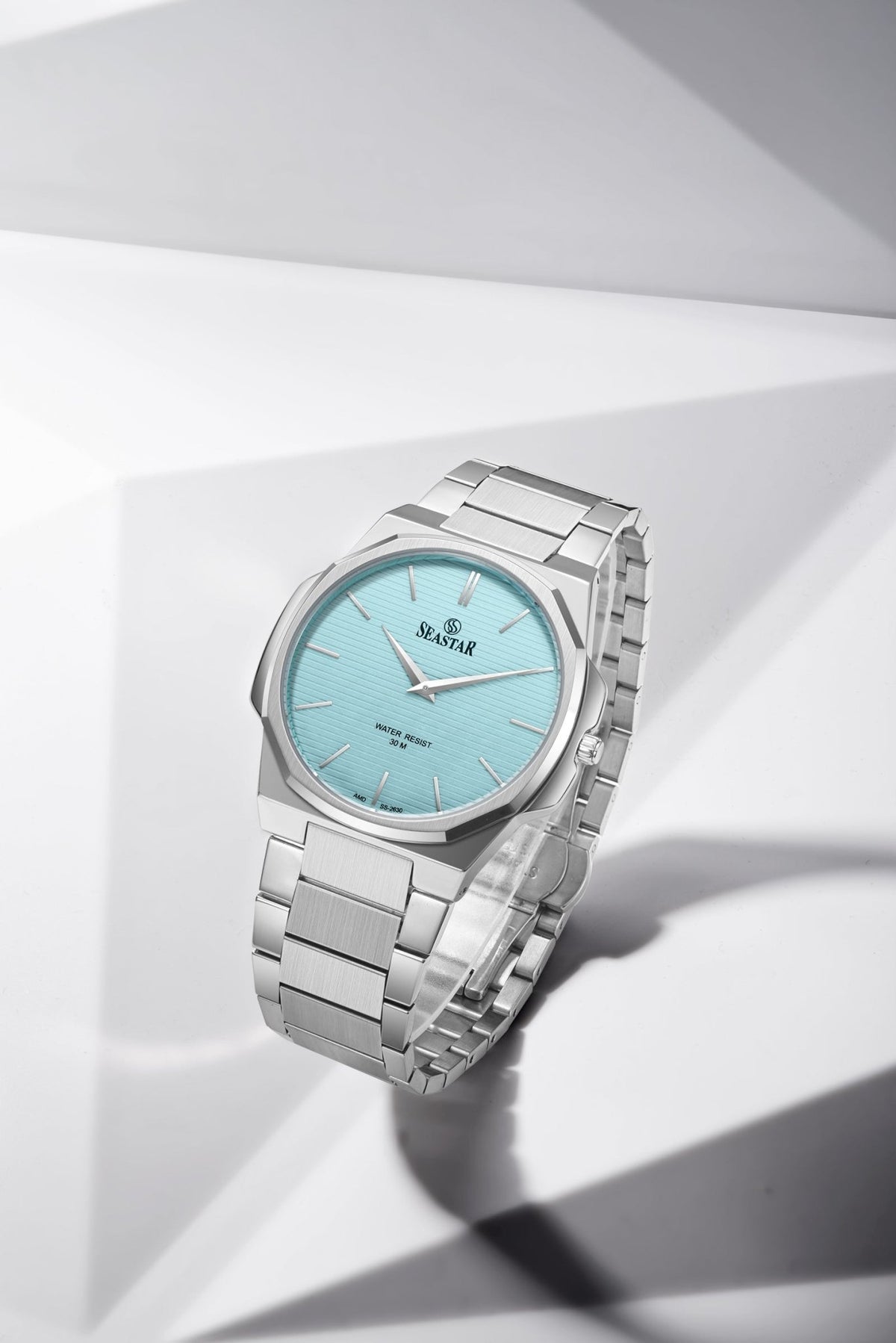 Seastar 2630M Analog Stainless Steel Men's Watch - Seastar Watches-Stainless Steel-Seastar Men