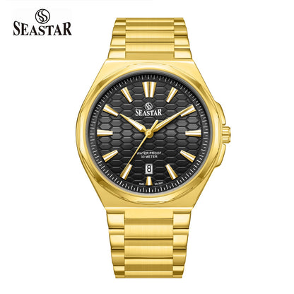 Seastar 2631M Stainless Steel Analog Men's Watch - Seastar Watches-Stainless Steel-Seastar Men