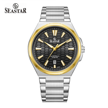 Seastar 2631M Stainless Steel Analog Men's Watch - Seastar Watches-Stainless Steel-Seastar Men