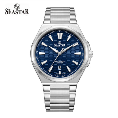 Seastar 2631M Stainless Steel Analog Men's Watch - Seastar Watches-Stainless Steel-Seastar Men