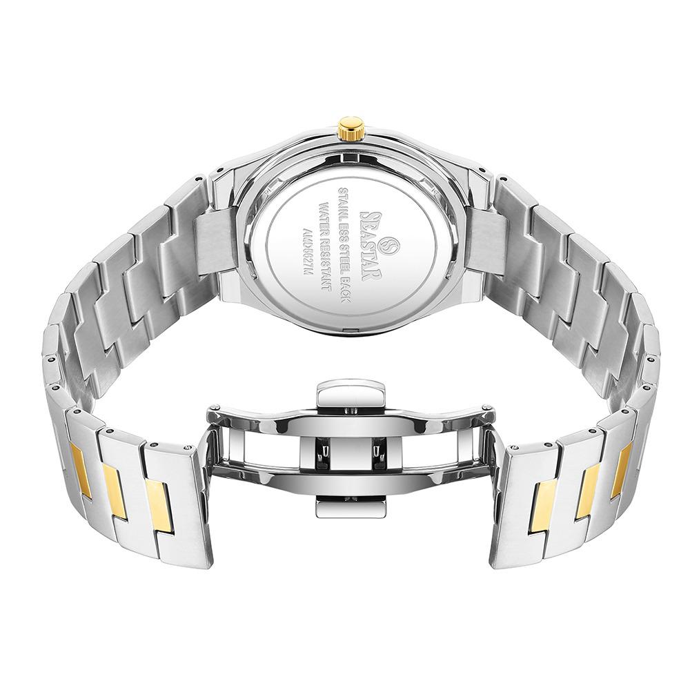 SEASTAR 5627M Men's Stainless Steel Analog Watch - Seastar Watches-Stainless Steel-Seastar Men