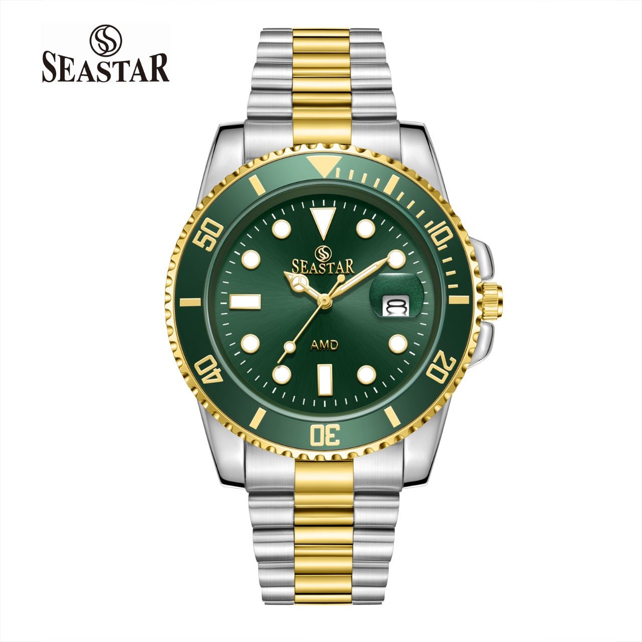 Seastar 5839M – Stainless Steel Men's Luxury Watch - Seastar Watches-Stainless Steel-Seastar Men