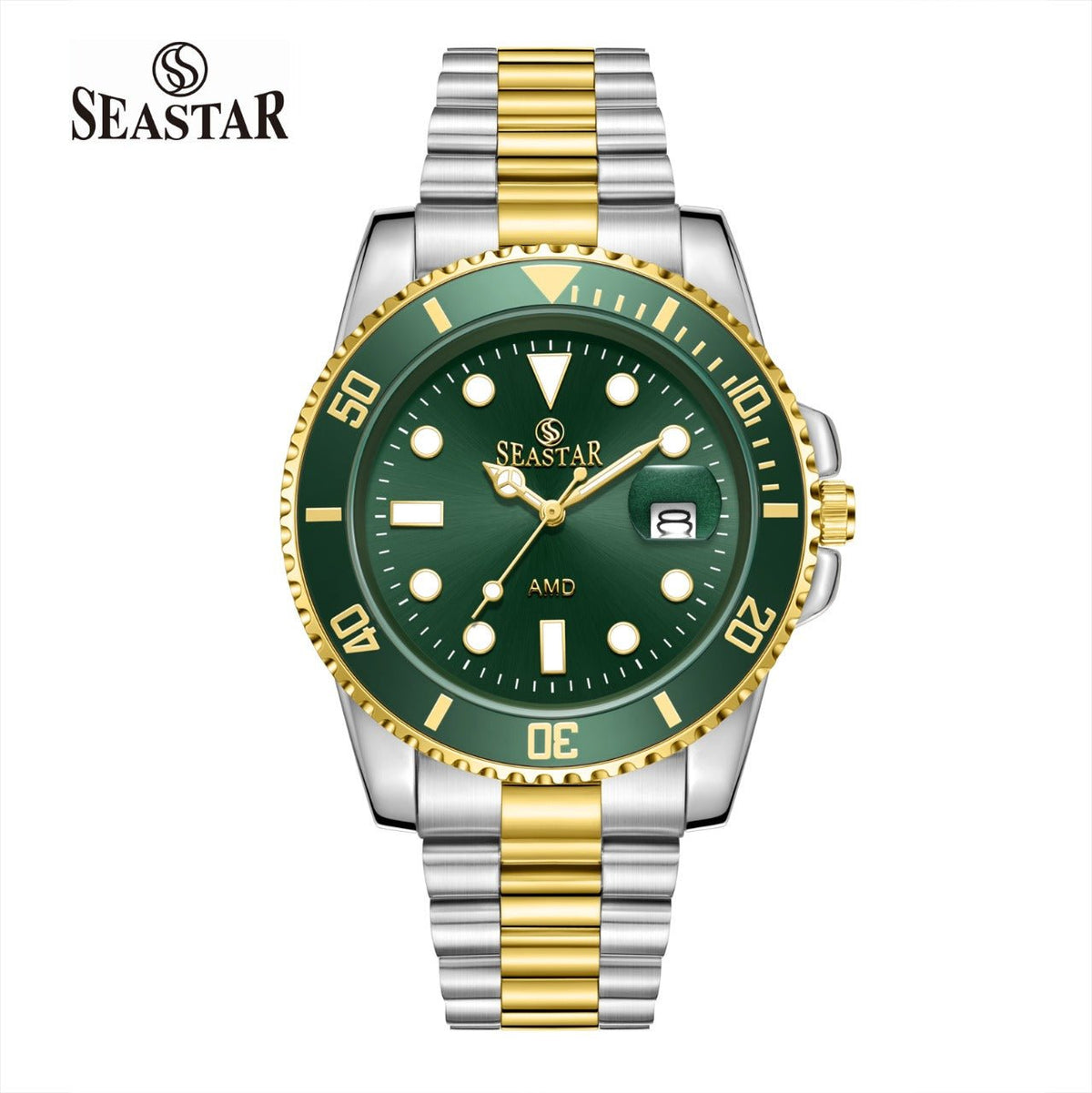 Seastar 5839M – Stainless Steel Men's Luxury Watch - Seastar Watches-Stainless Steel-Seastar Men