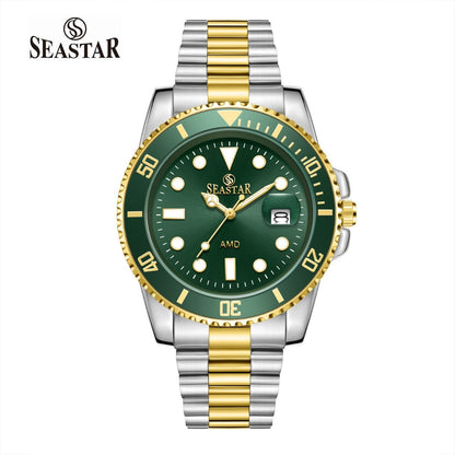 Seastar 5839M – Stainless Steel Men's Luxury Watch - Seastar Watches-Stainless Steel-Seastar Men
